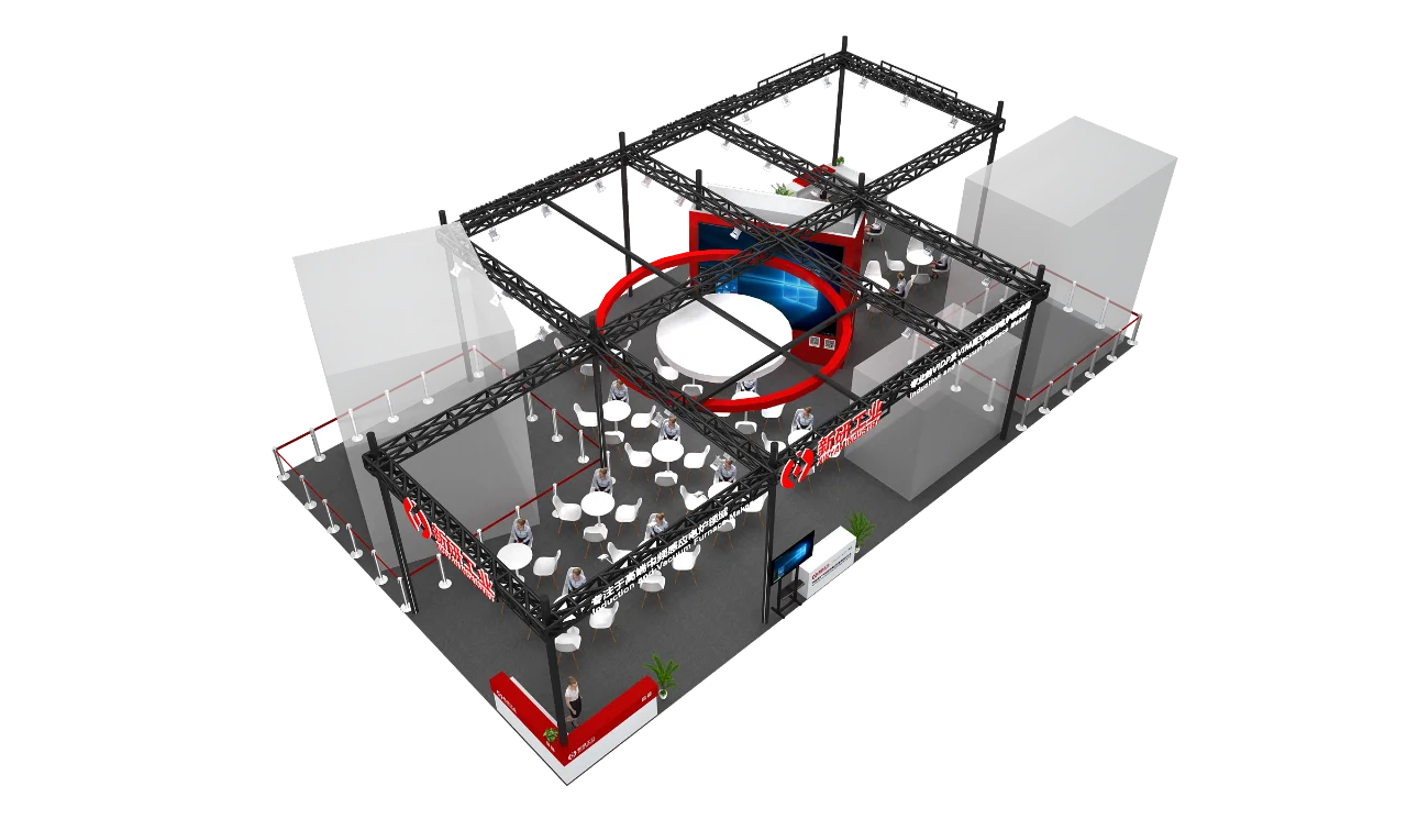 两百多平的展会长什么样呢？带大家看看