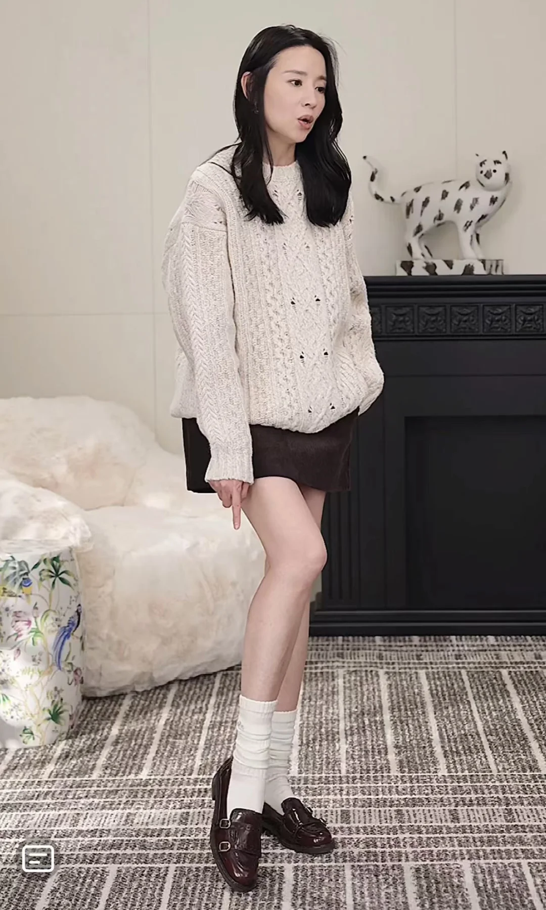 明星同款｜董洁怎么这么会选秋冬袜子?