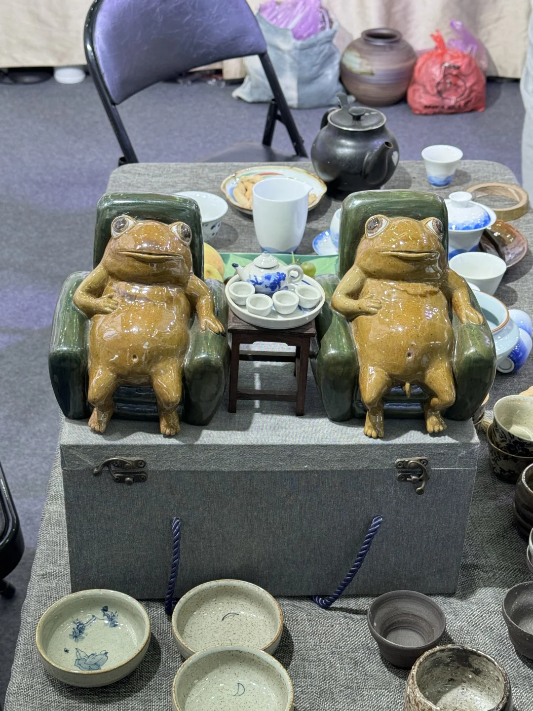 唐山陶瓷博览会 买了一堆！！还想买?