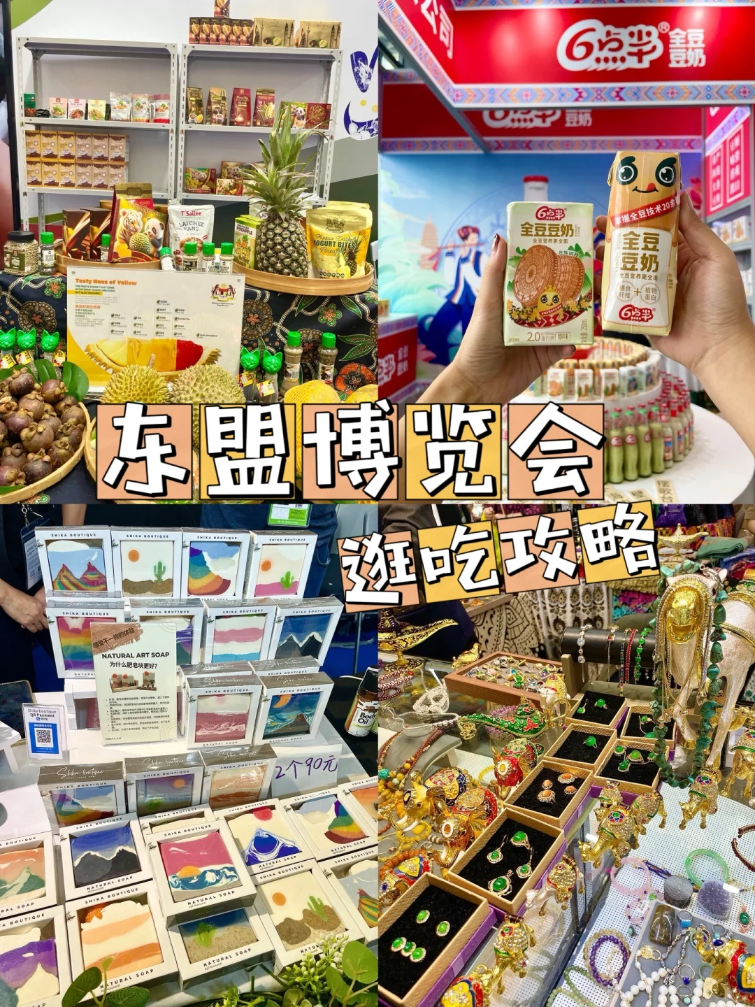 啊啊啊！东盟博览会开放日…好好逛！！