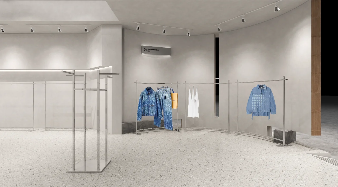 上海面料辅饰展-“木与新奇”构建展台细腻