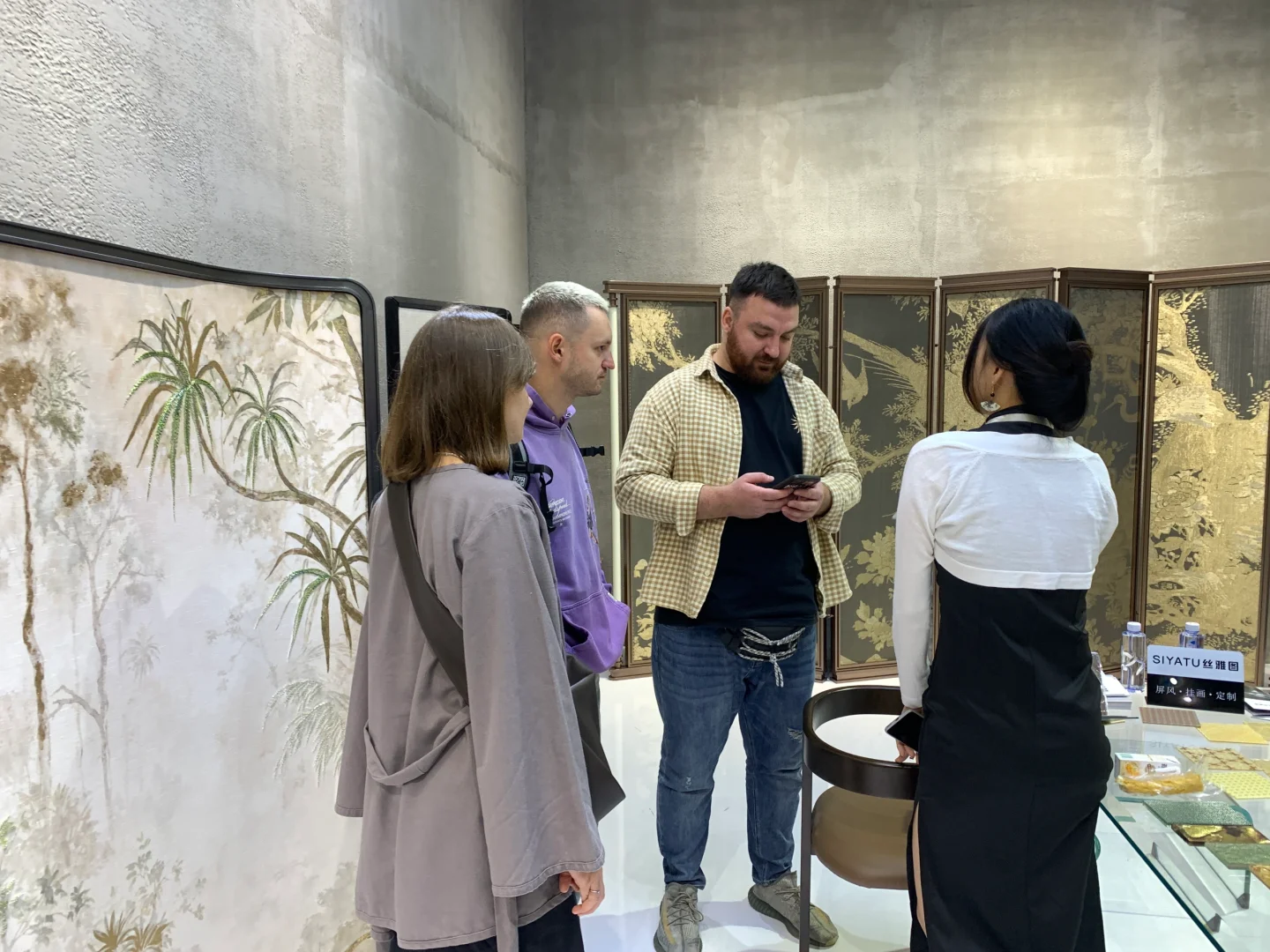 SIYATU丝雅图广交会家居博览会第三天现场～