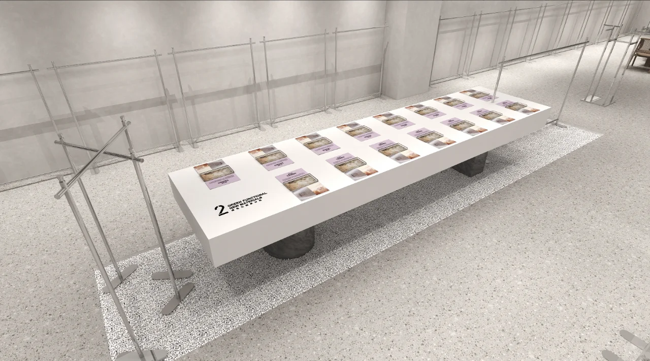 上海面料辅饰展-“木与新奇”构建展台细腻