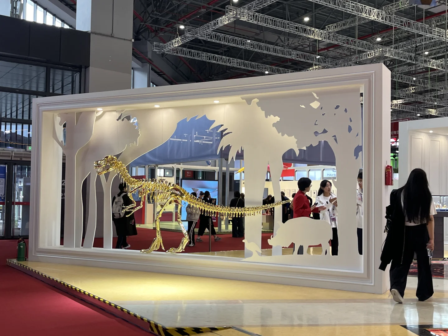 与进博的第二年 从小叶子?变成了观众