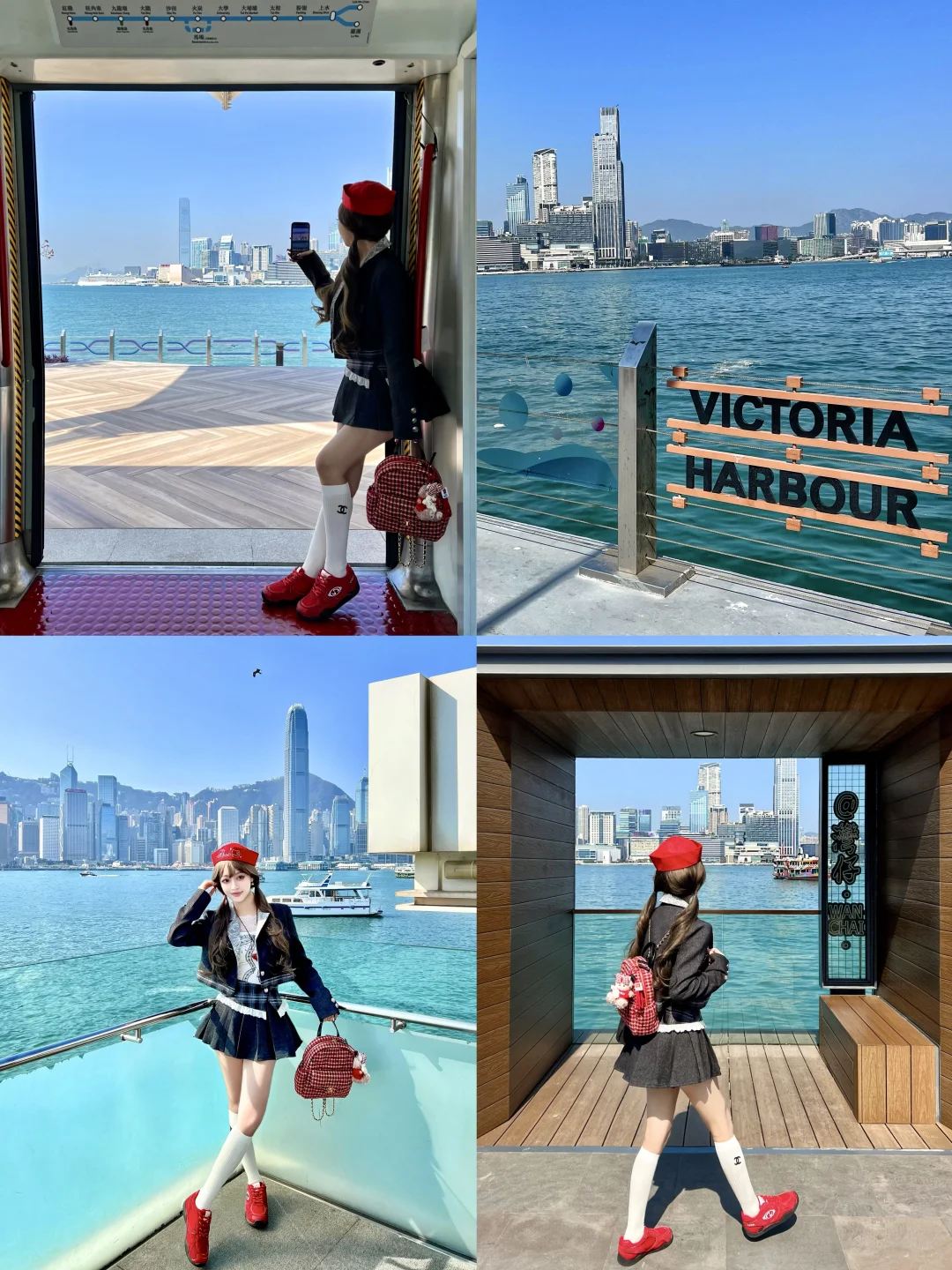 香港??就为了来地铁海边拍照?巨出片…