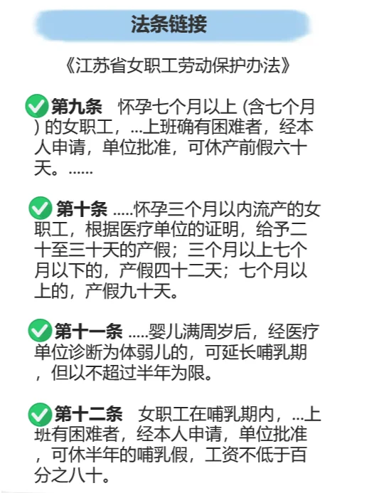 “三期”女员工必须了解的休假法规❗️