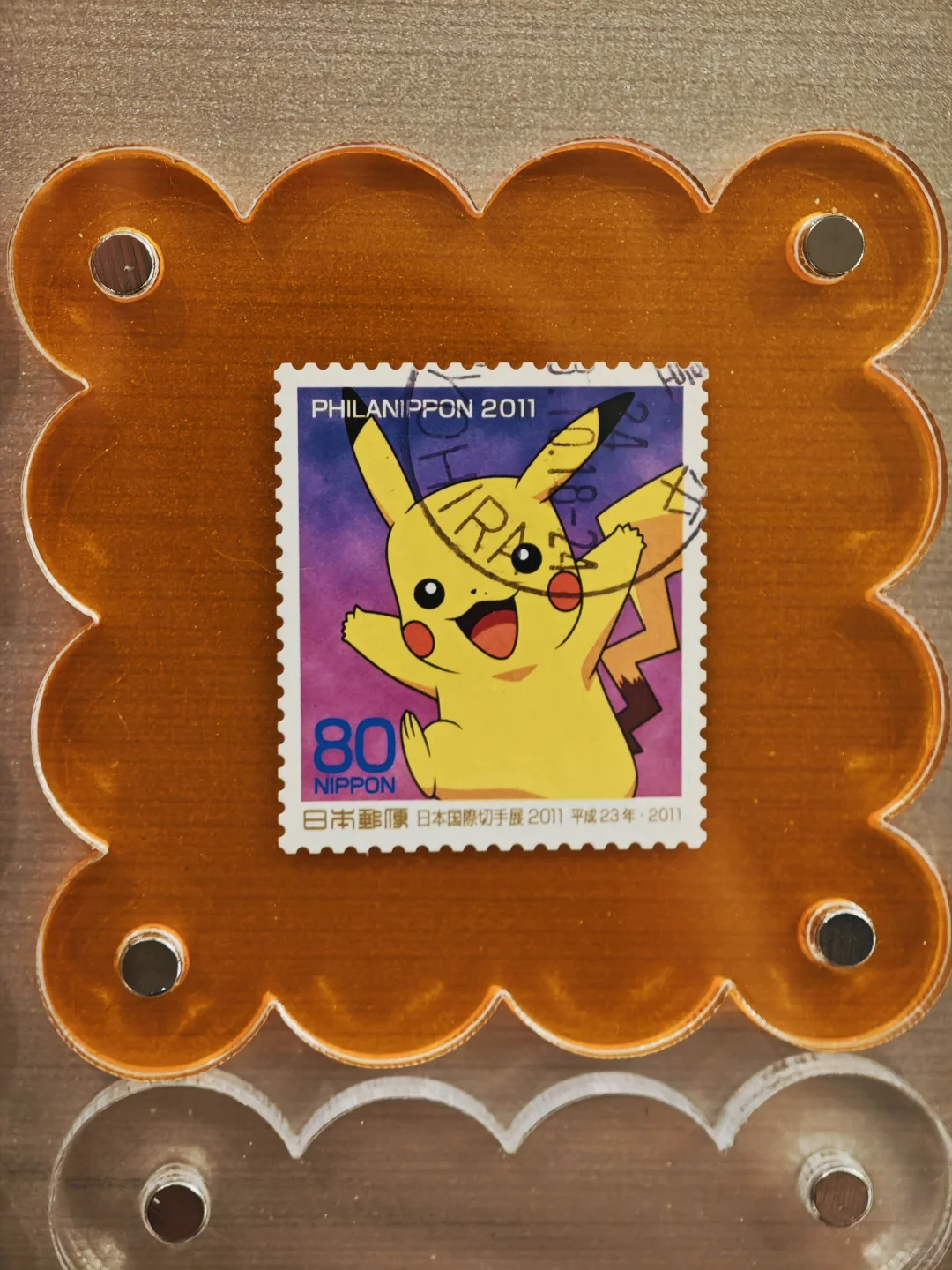 2011年漫展卡通系列皮卡丘信销邮票冰箱贴?