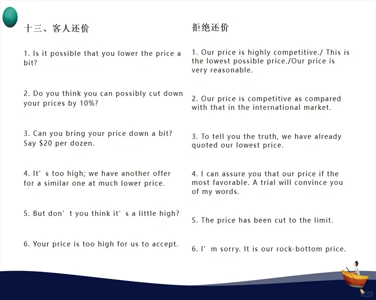 外贸展会英语必备口语