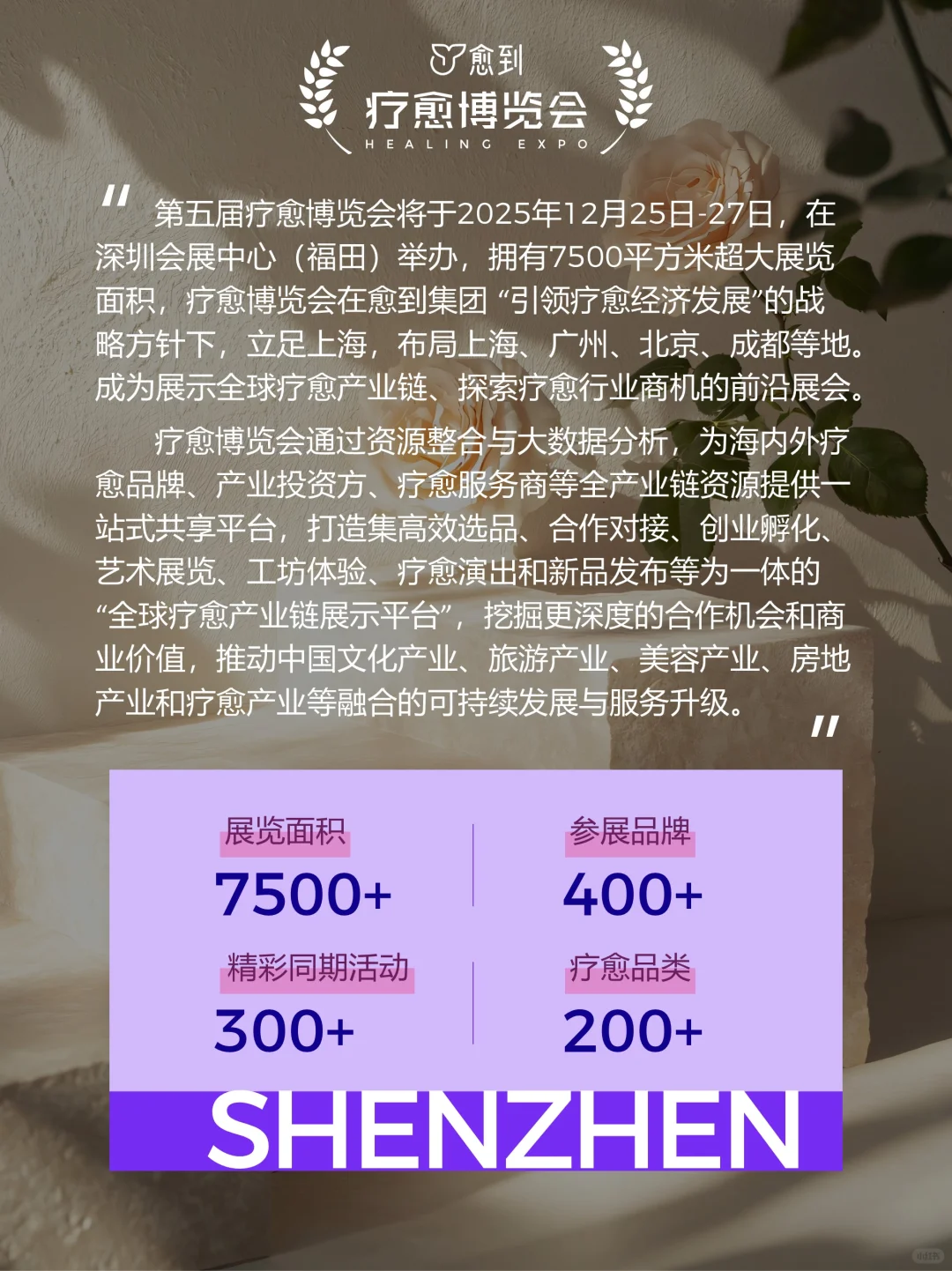 深圳第五届疗愈博览会全攻略✨