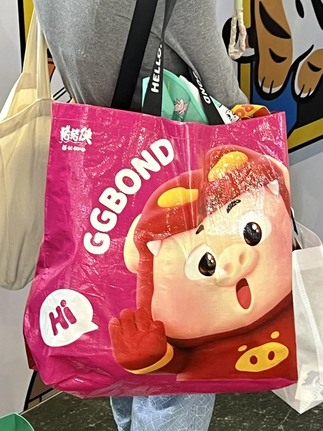 在上海真的不用花钱买包的……（玩具展实拍