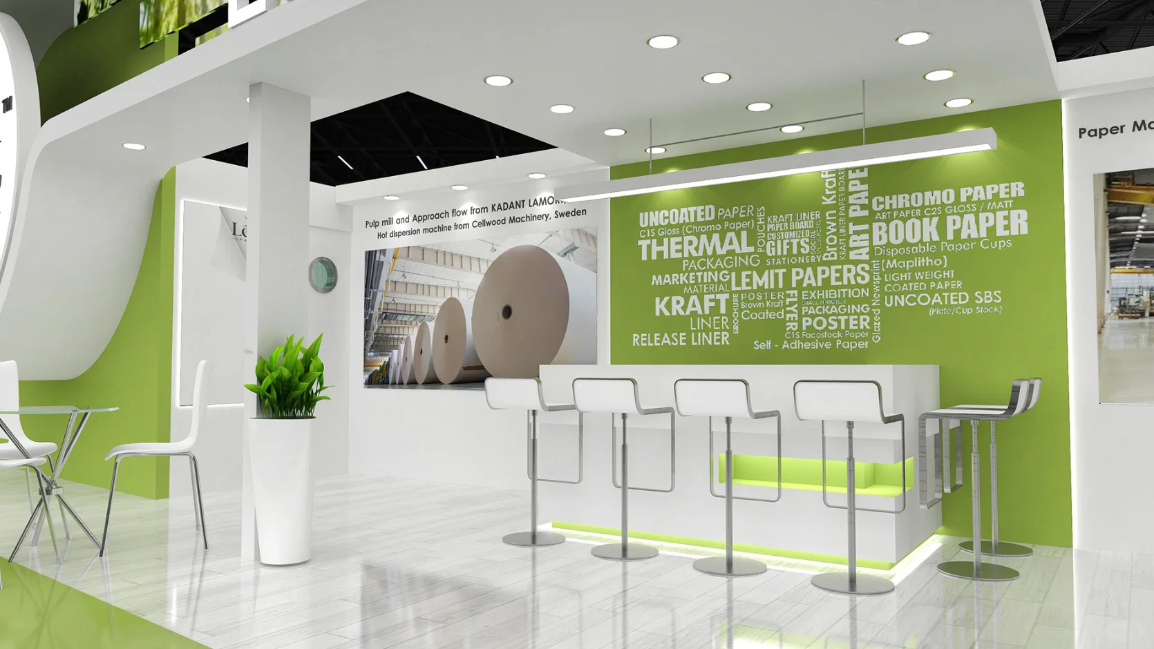 展会展台设计搭建 | 48㎡ 生活用纸展览会