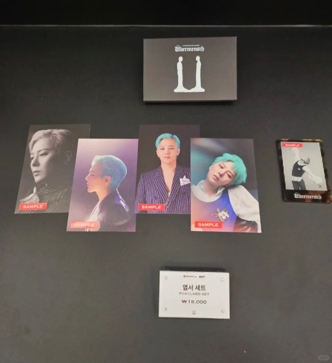 出两套权志龙展会明信片走平台