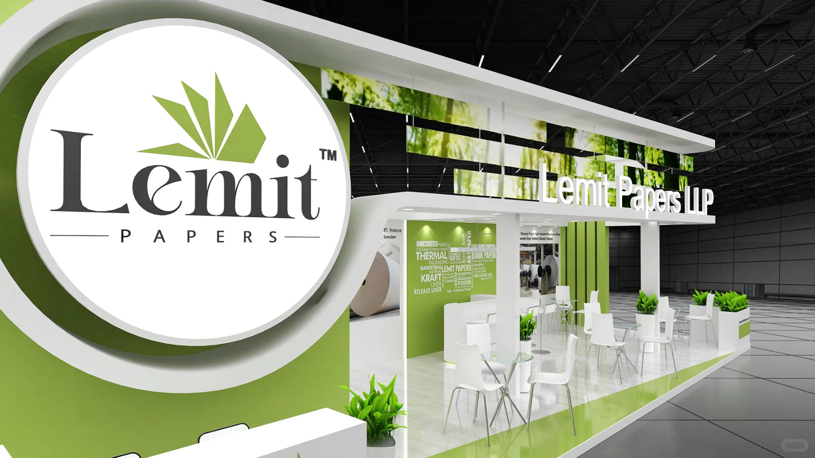 展会展台设计搭建 | 48㎡ 生活用纸展览会