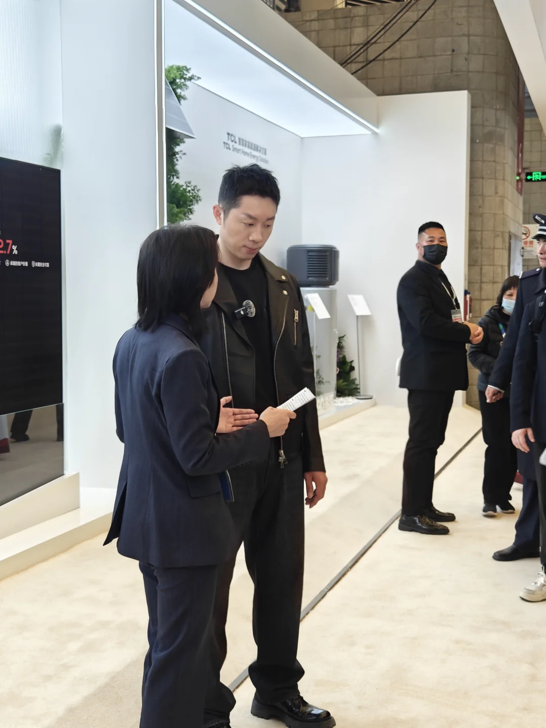 是谁在AWE展会看到许昕！今天真是超级惊喜