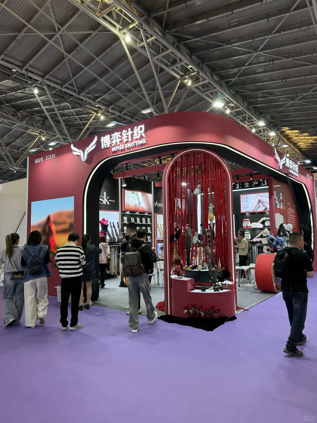 上海袜交会现场