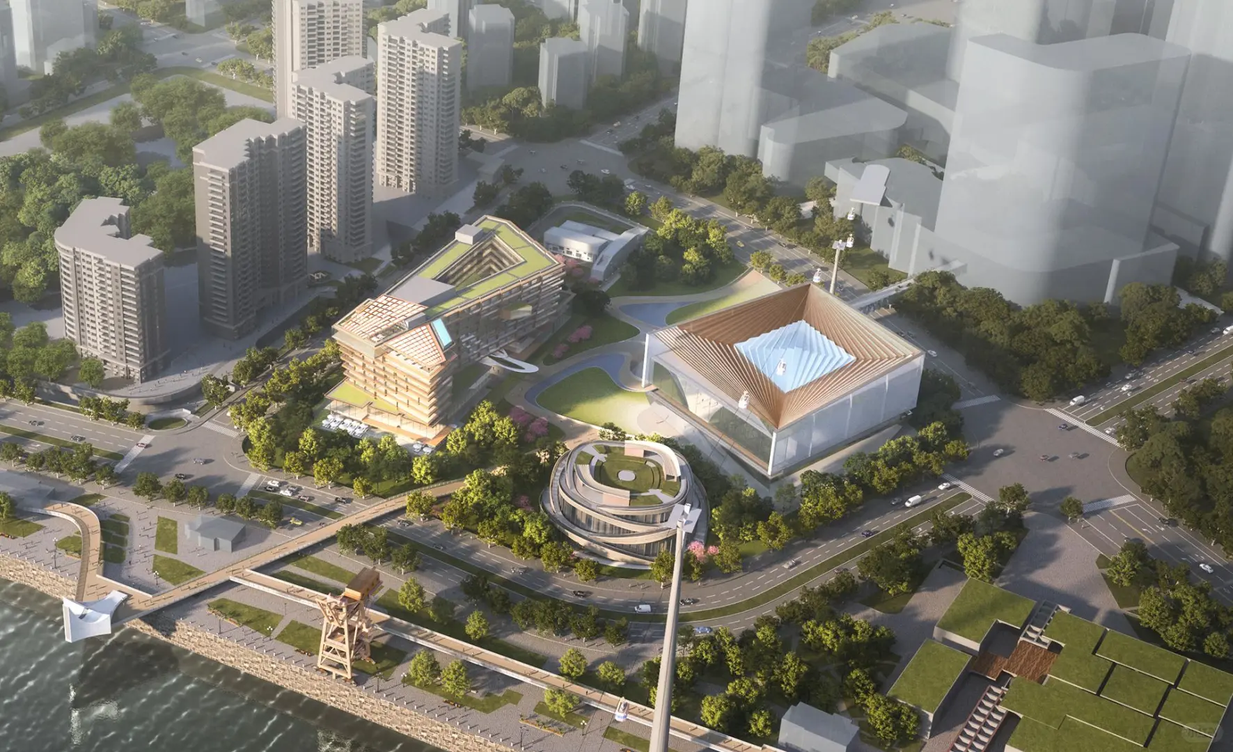 上海徐汇滨江度假酒店及会展中心 ZNAvsHKS