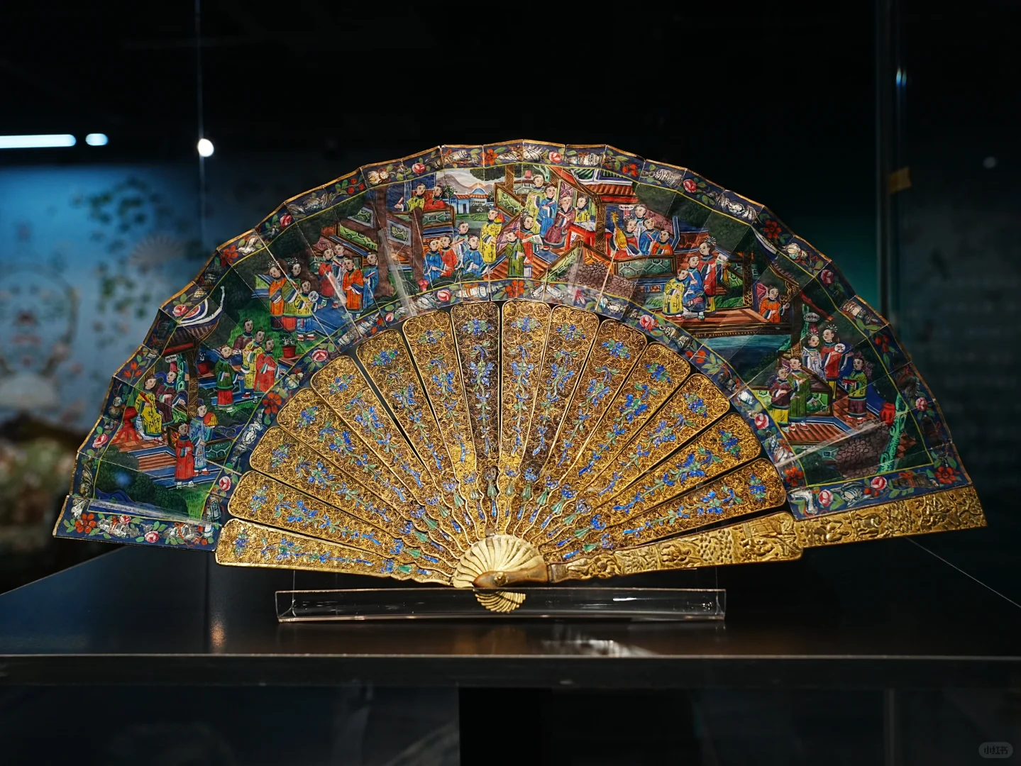 超美的展！✨大英博物馆同款清代古董扇！