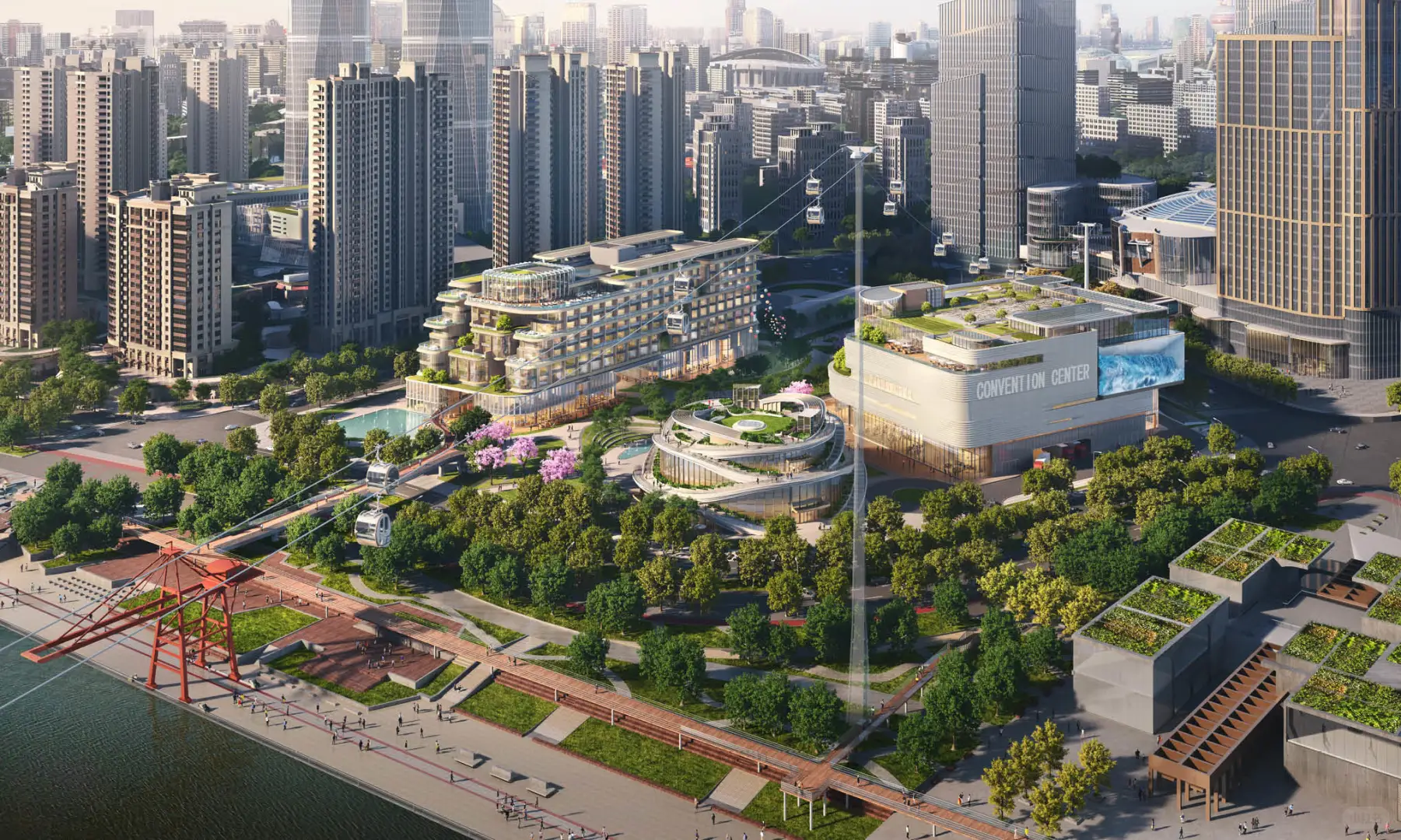 上海徐汇滨江度假酒店及会展中心 ZNAvsHKS