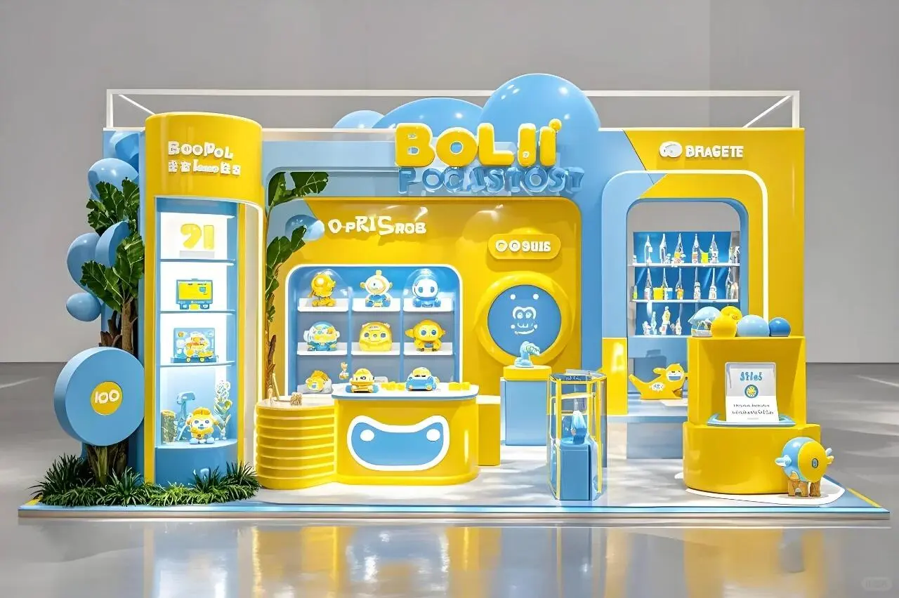 高饱和度展会设计‖极具冲击力的年轻化设计