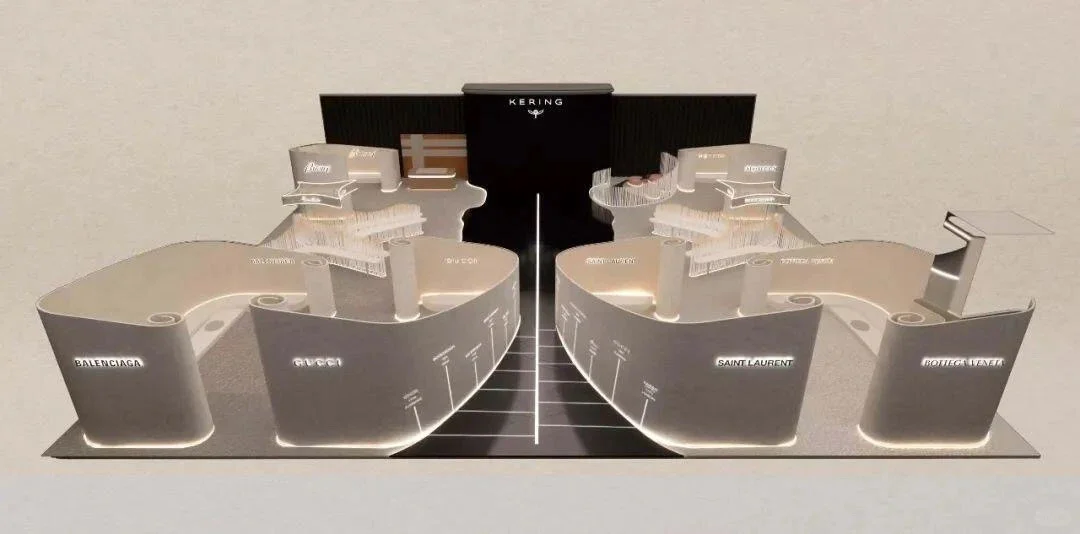 2024进博会的创意展台设计及实景图对比