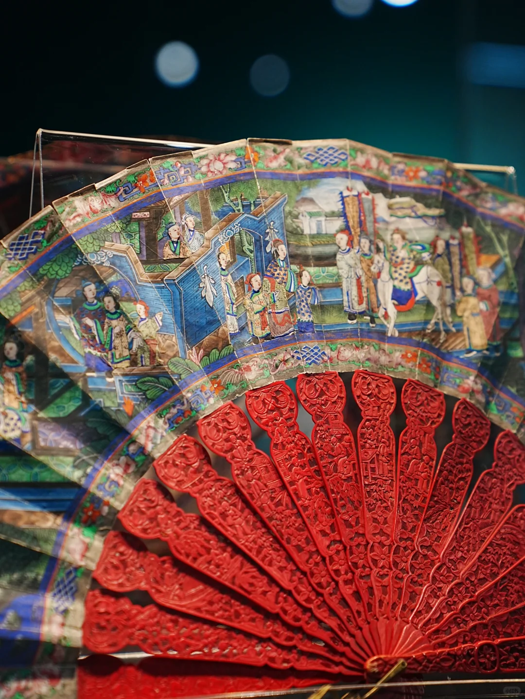 超美的展！✨大英博物馆同款清代古董扇！