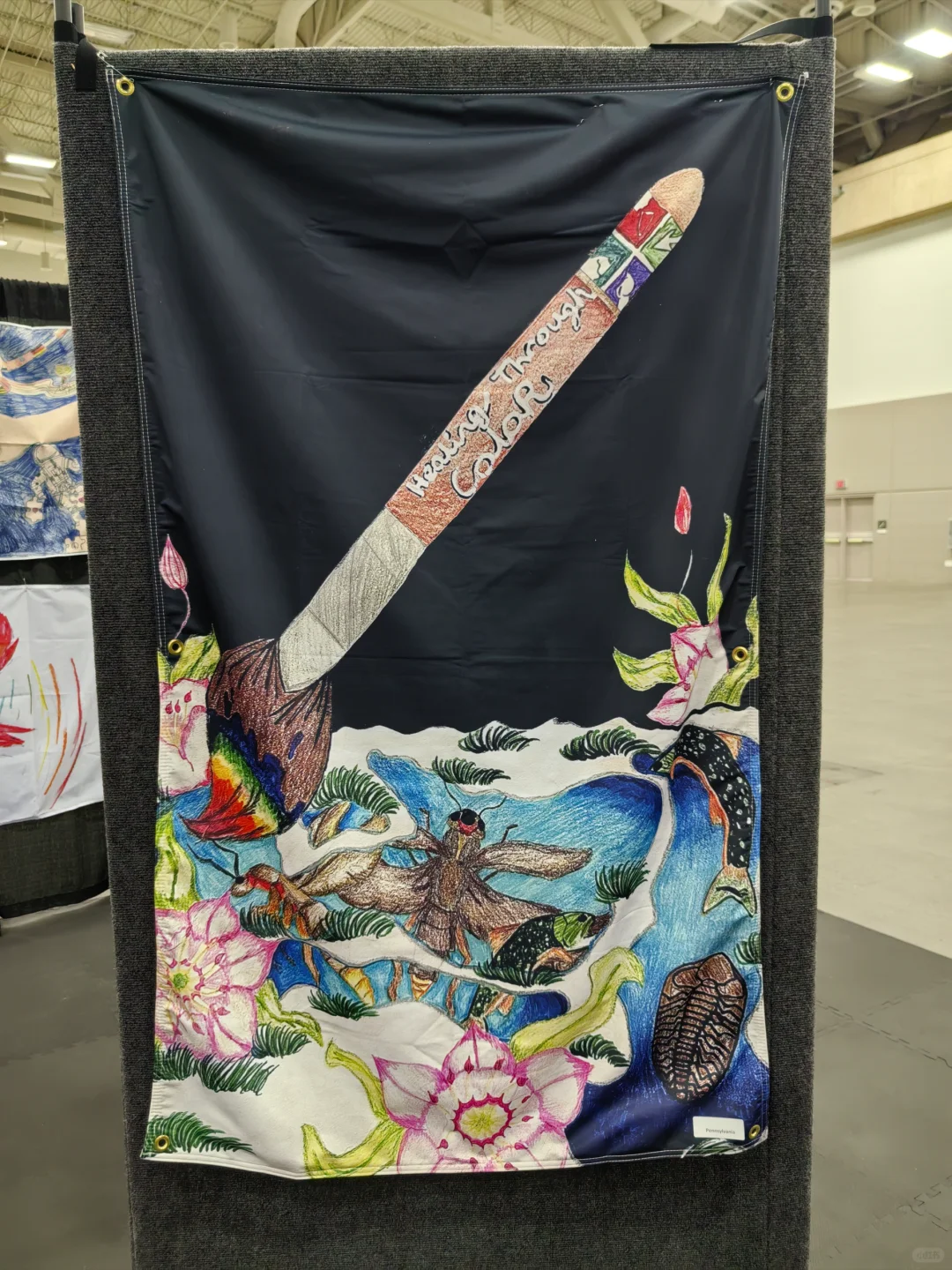 美国NAEA教育展会：学生绘画作品展