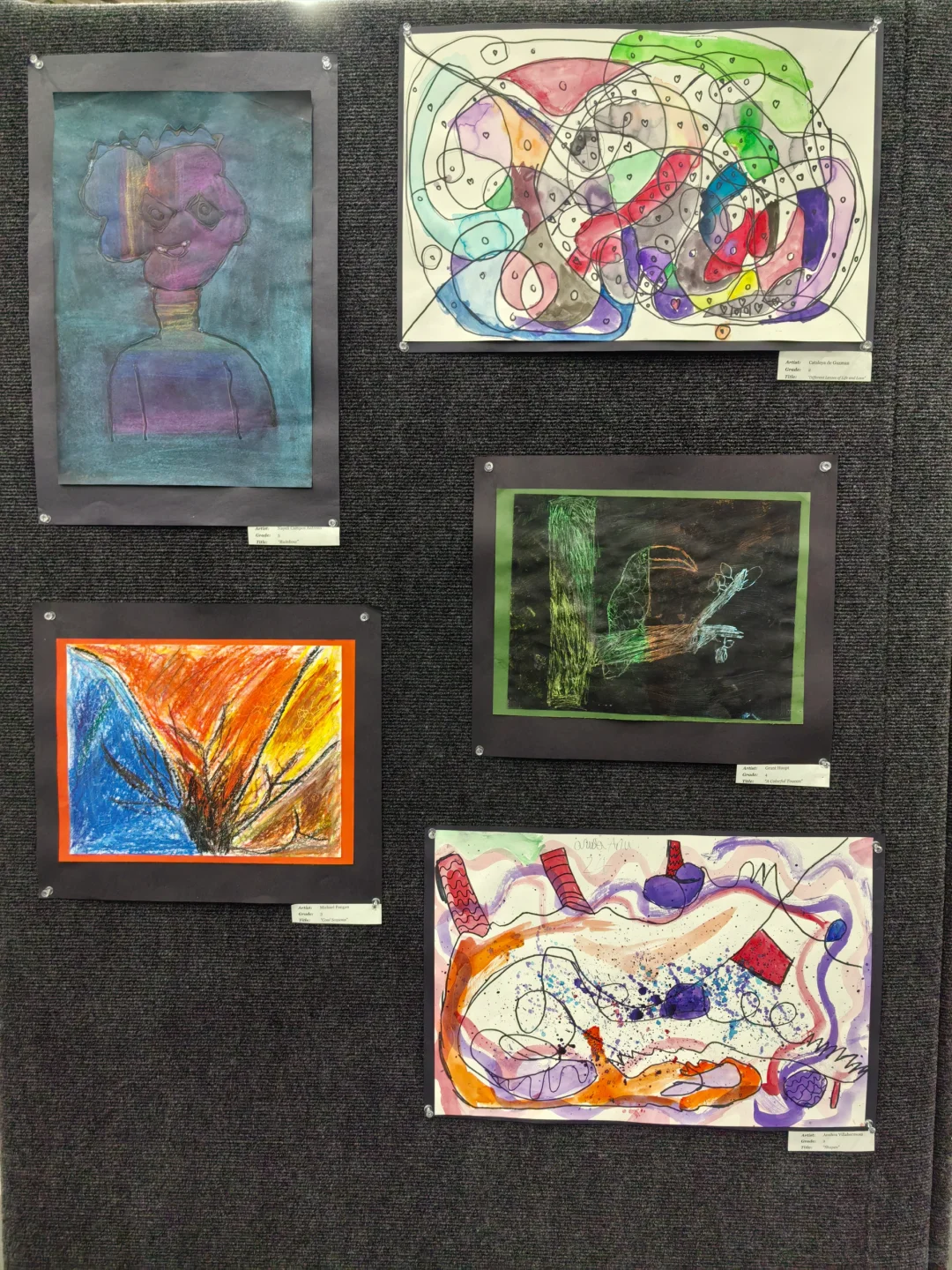 美国NAEA教育展会：学生绘画作品展