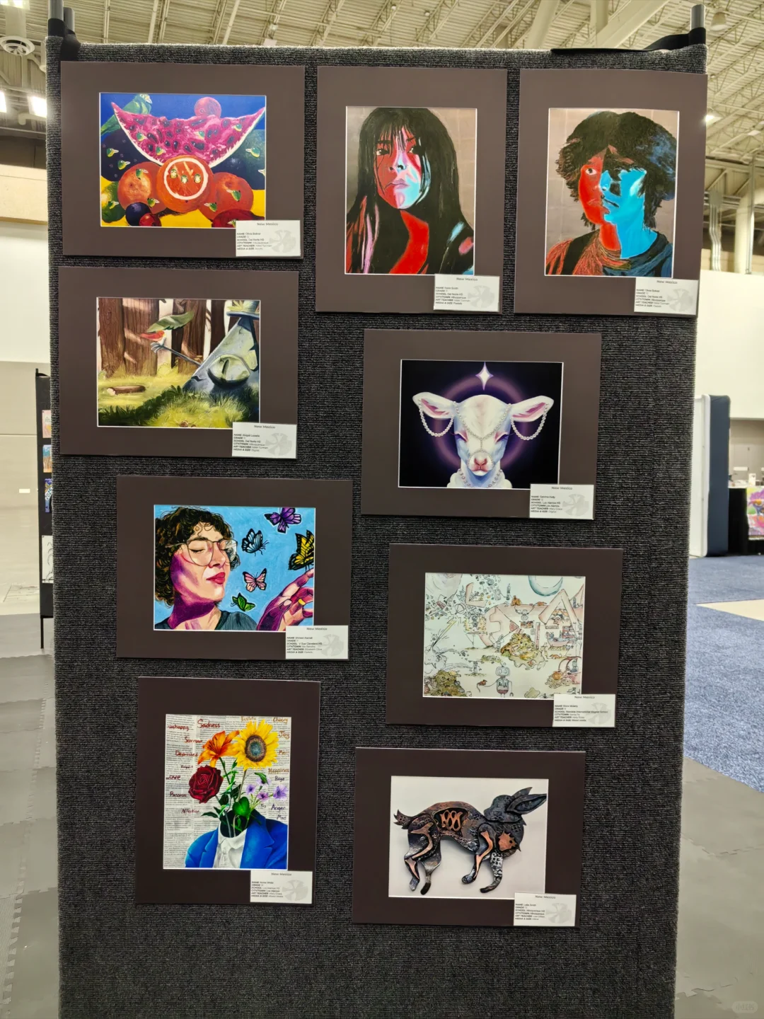 美国NAEA教育展会：学生绘画作品展