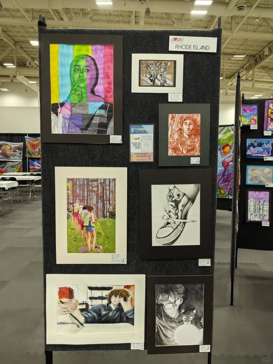 美国NAEA教育展会：学生绘画作品展