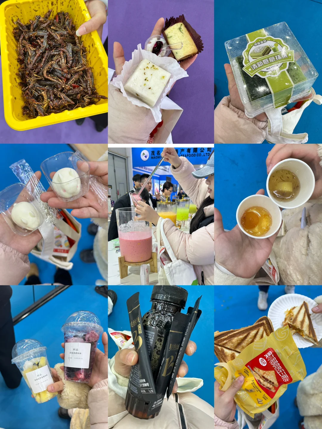 今天不减肥，今天在武汉博览会吃吃吃