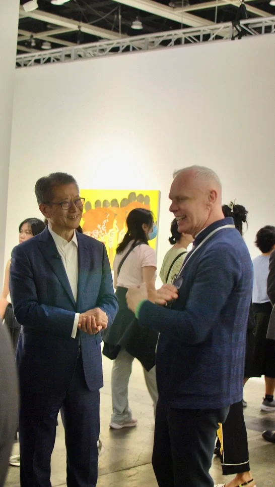 巴塞尔香港美利楼VIP早餐会 展会偶遇陈司长