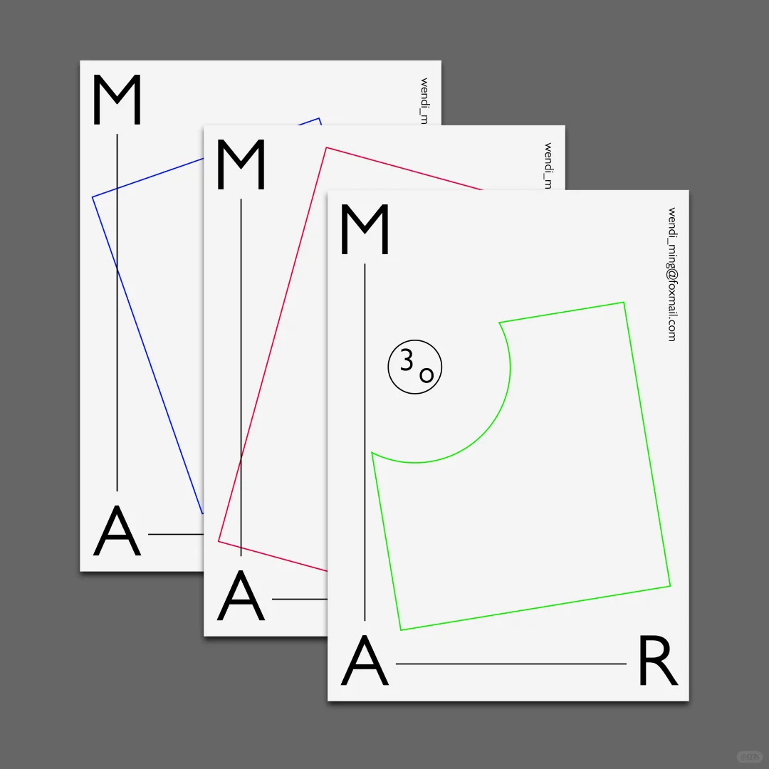 系列海报 | 时间与线面排版