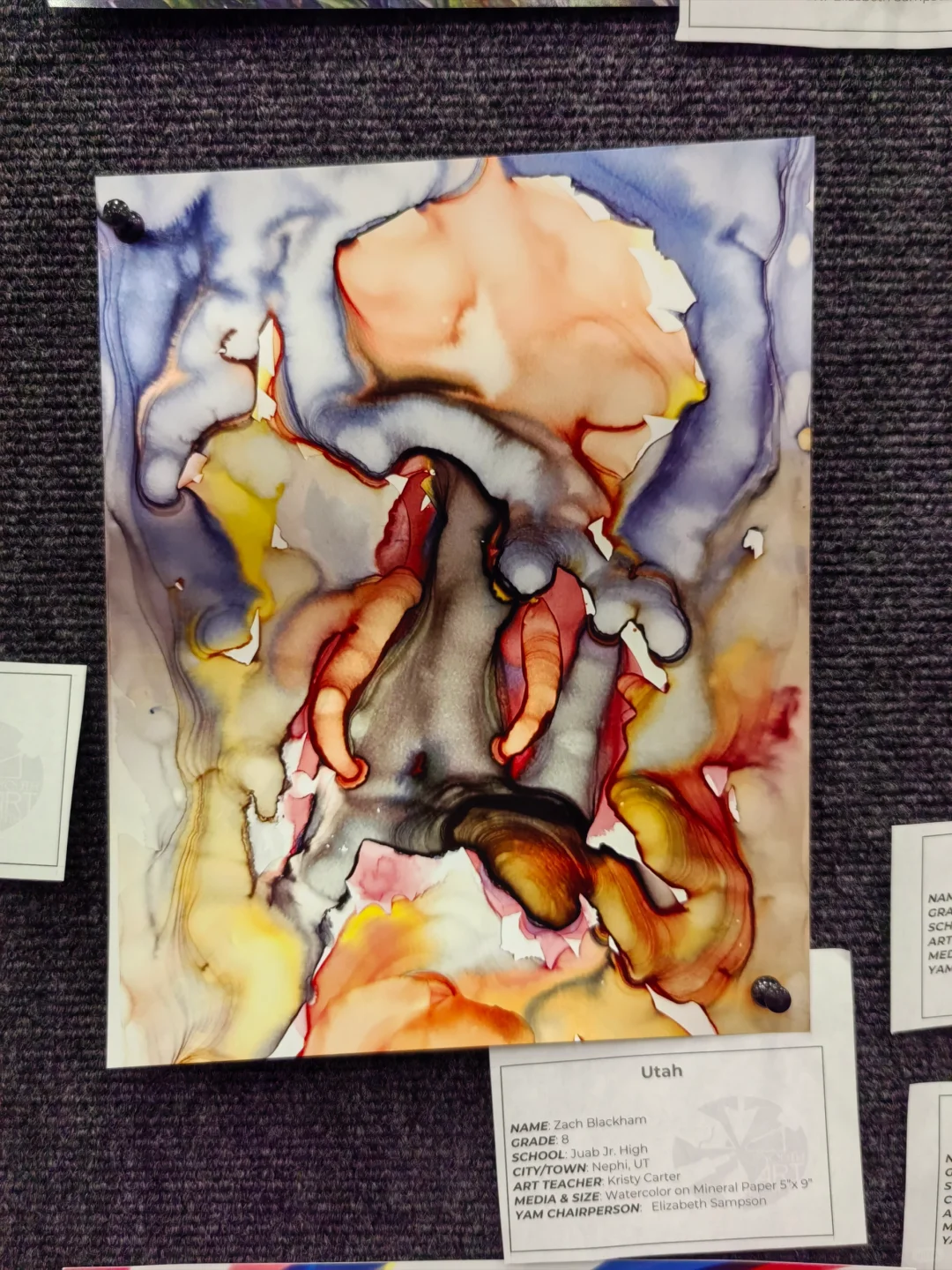 美国NAEA教育展会：学生绘画作品展