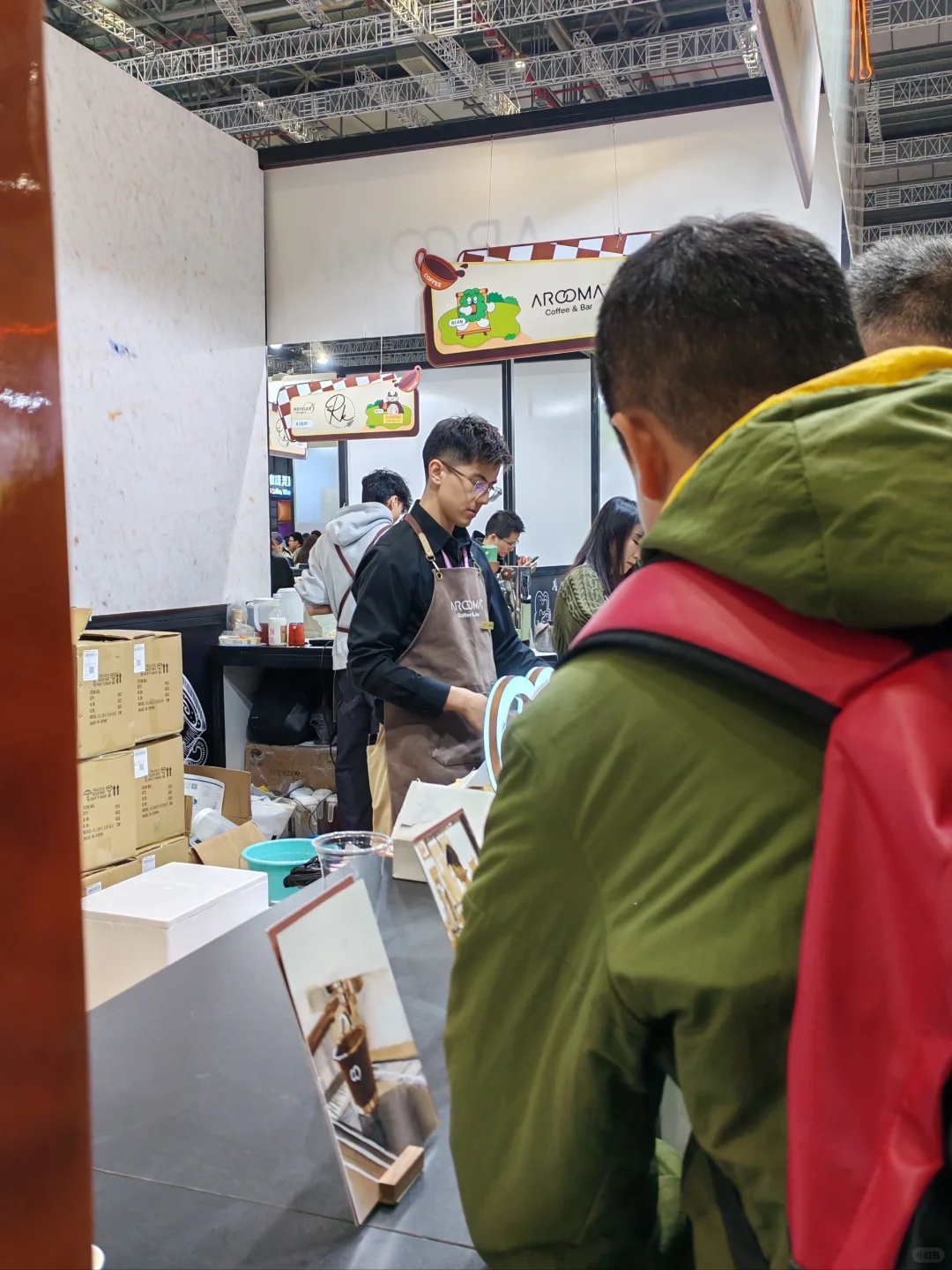 在会展上看到了恋综男嘉宾