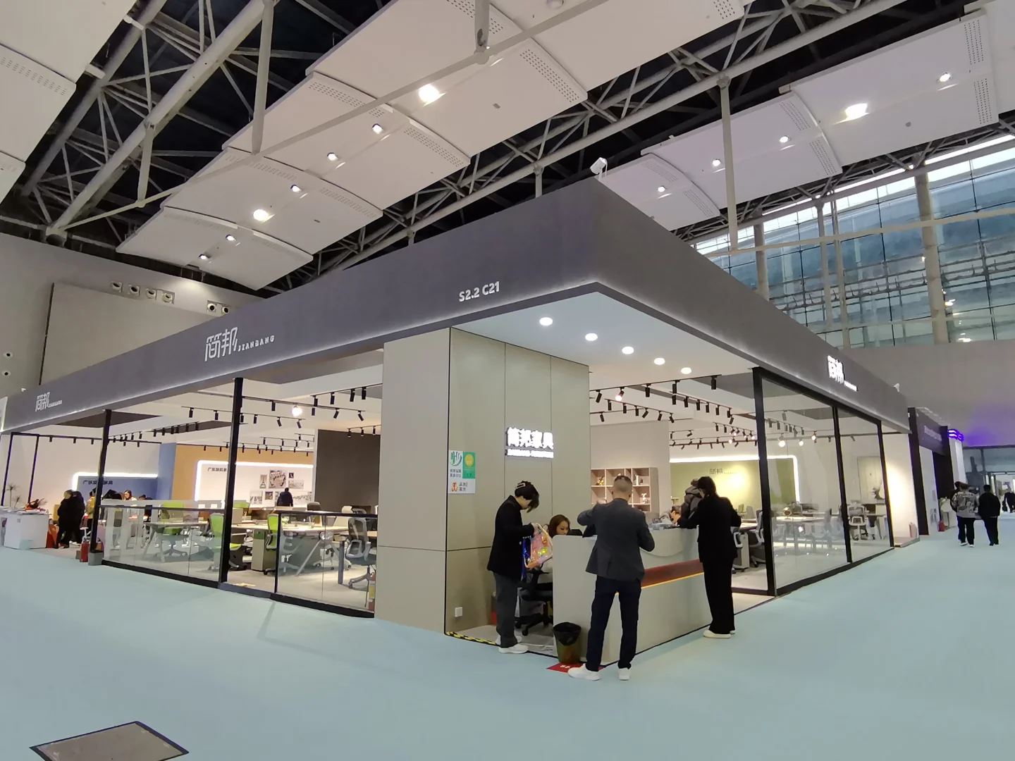 广州国际家具博览会参展中