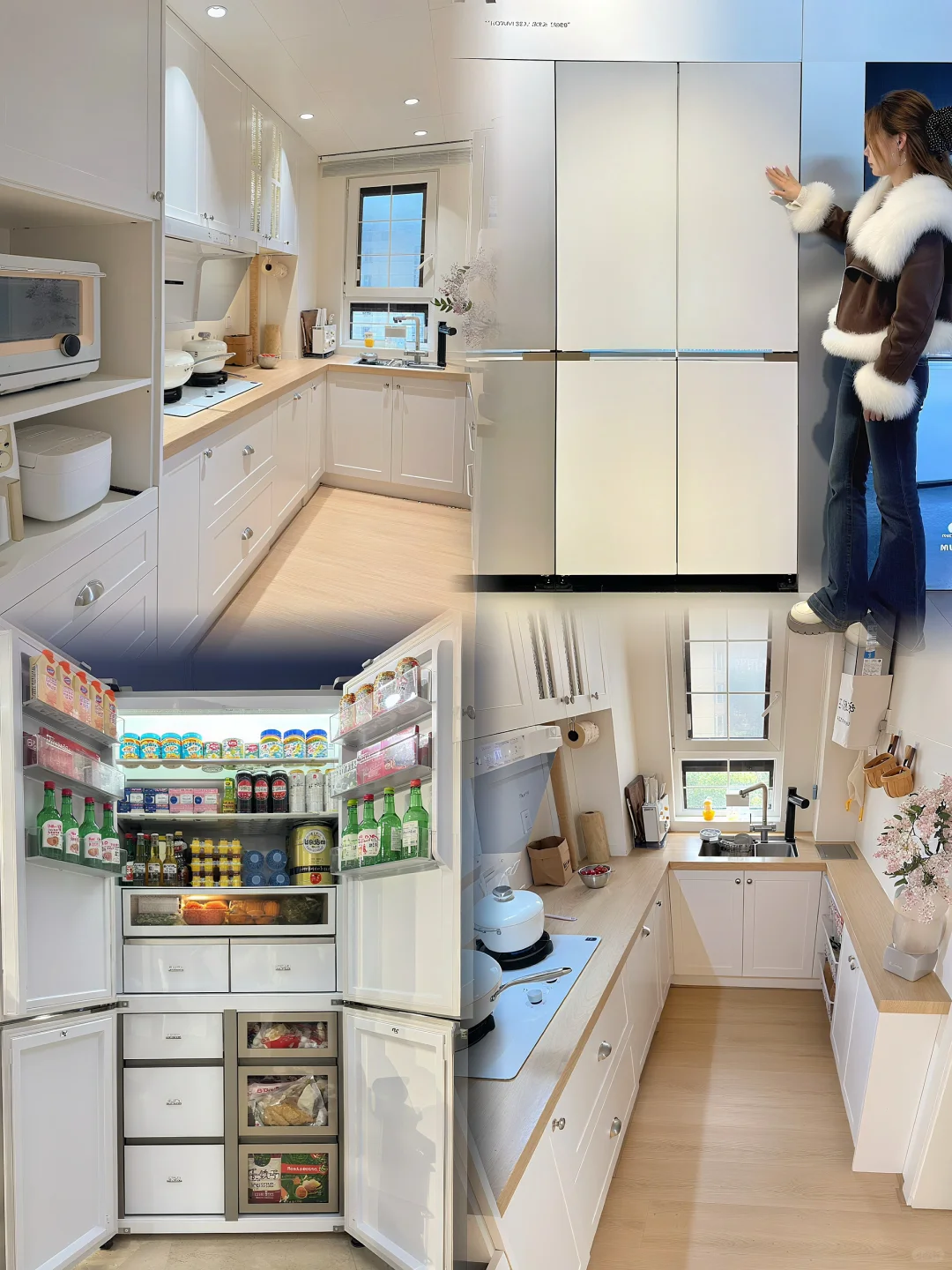 强迫症狂喜?厨房就得要这种全嵌的大冰箱啊