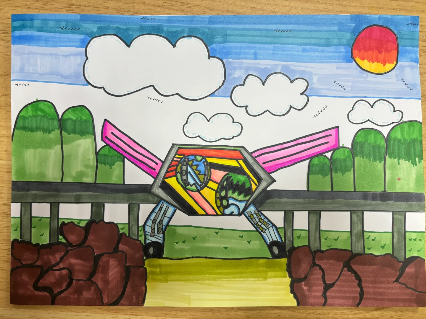 三年级美术下册—《汽车博览会》