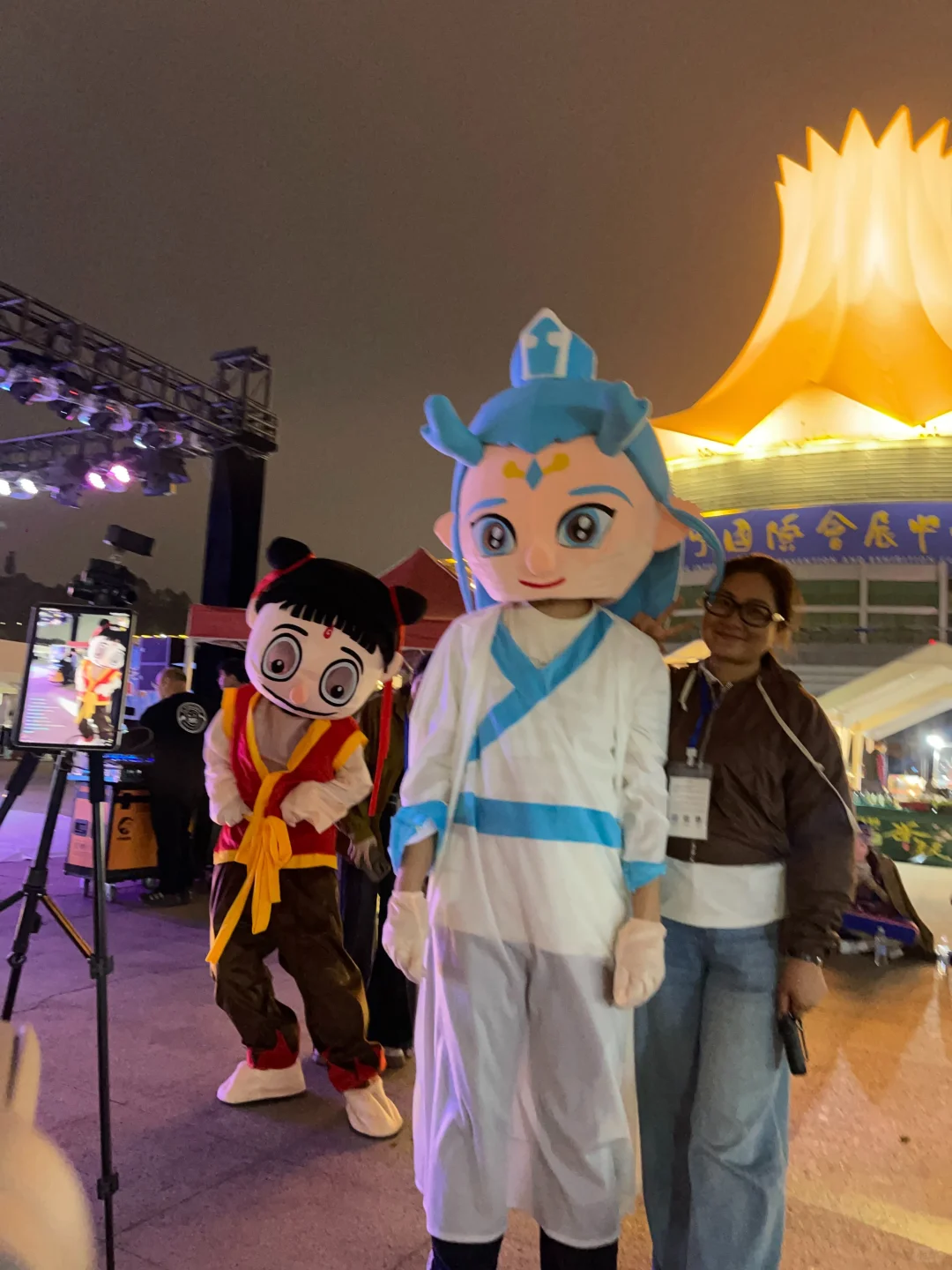 南宁国际会展中心会展广场上精彩乐翻天