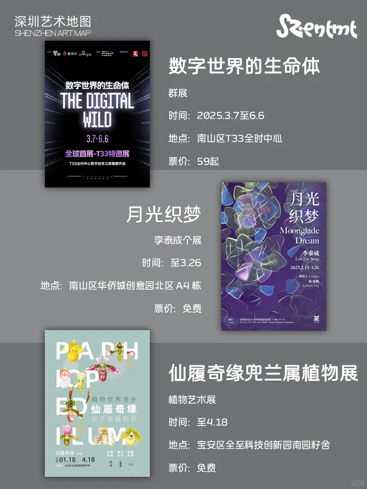 深圳2025年3月艺术展合集 | 深圳3月份展讯