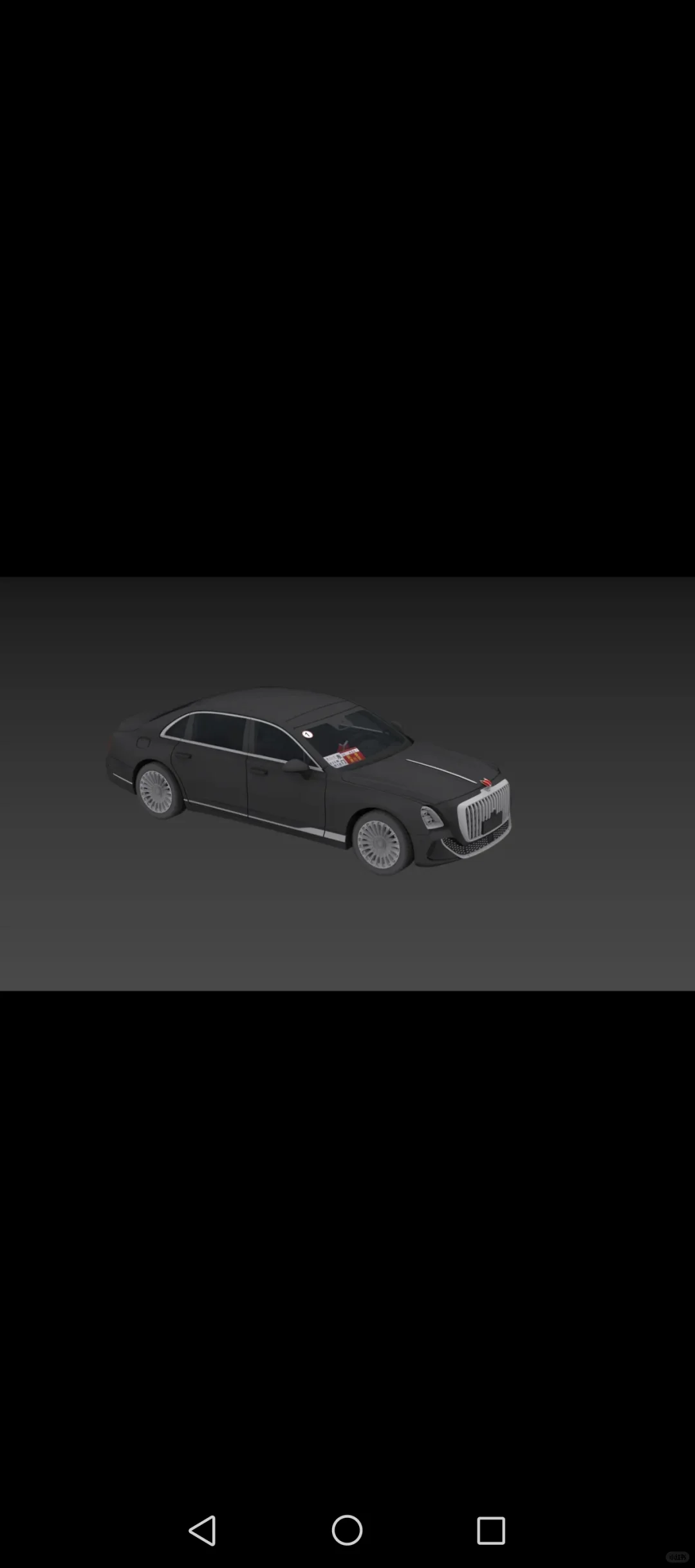 HEC展会红旗礼宾车模型