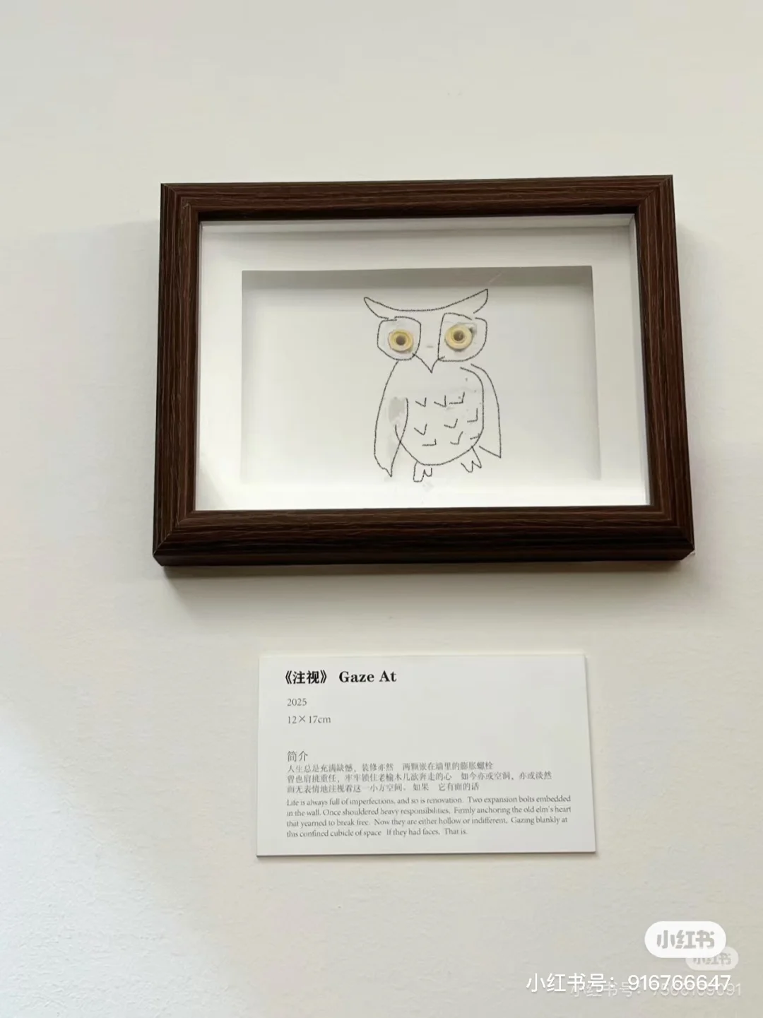 当我在墙上多打了两个眼后续…免费送展签啦