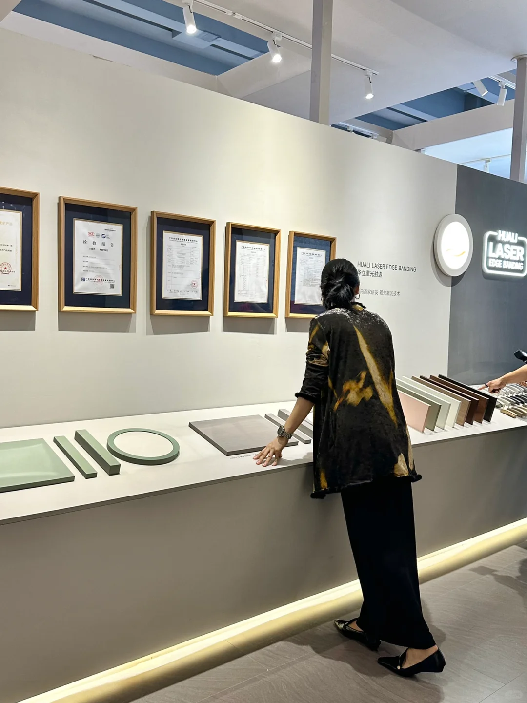 探展日记｜板材陈列美学的极致之美