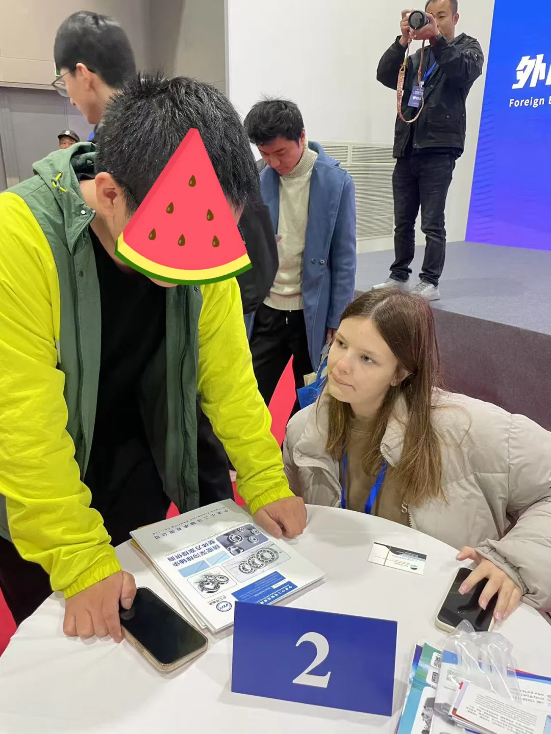 参加展会的每一天都在忙