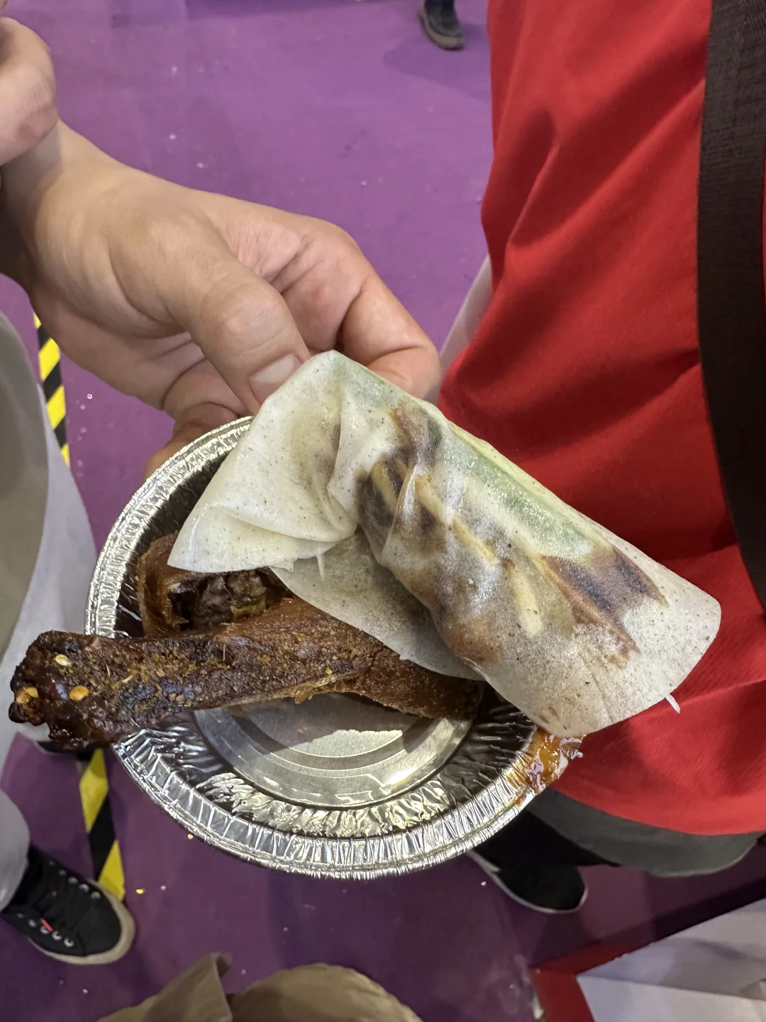 去餐饮博览会 纯吃反正饱了