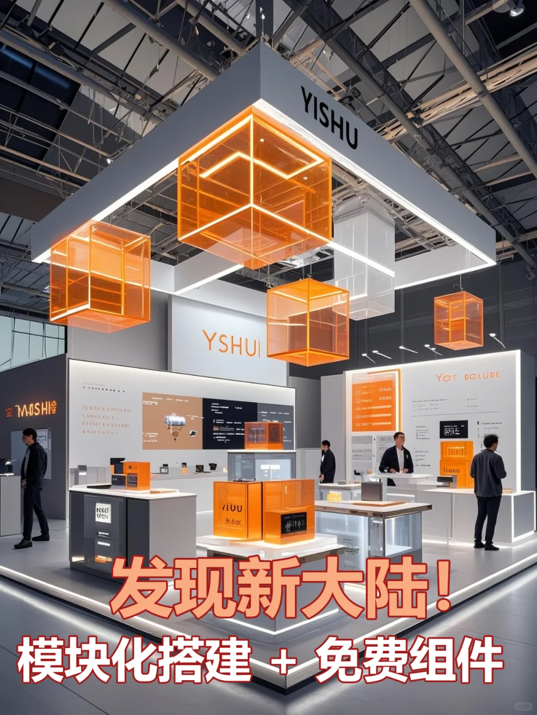 发现新大陆！模块化搭建 + 免费组件