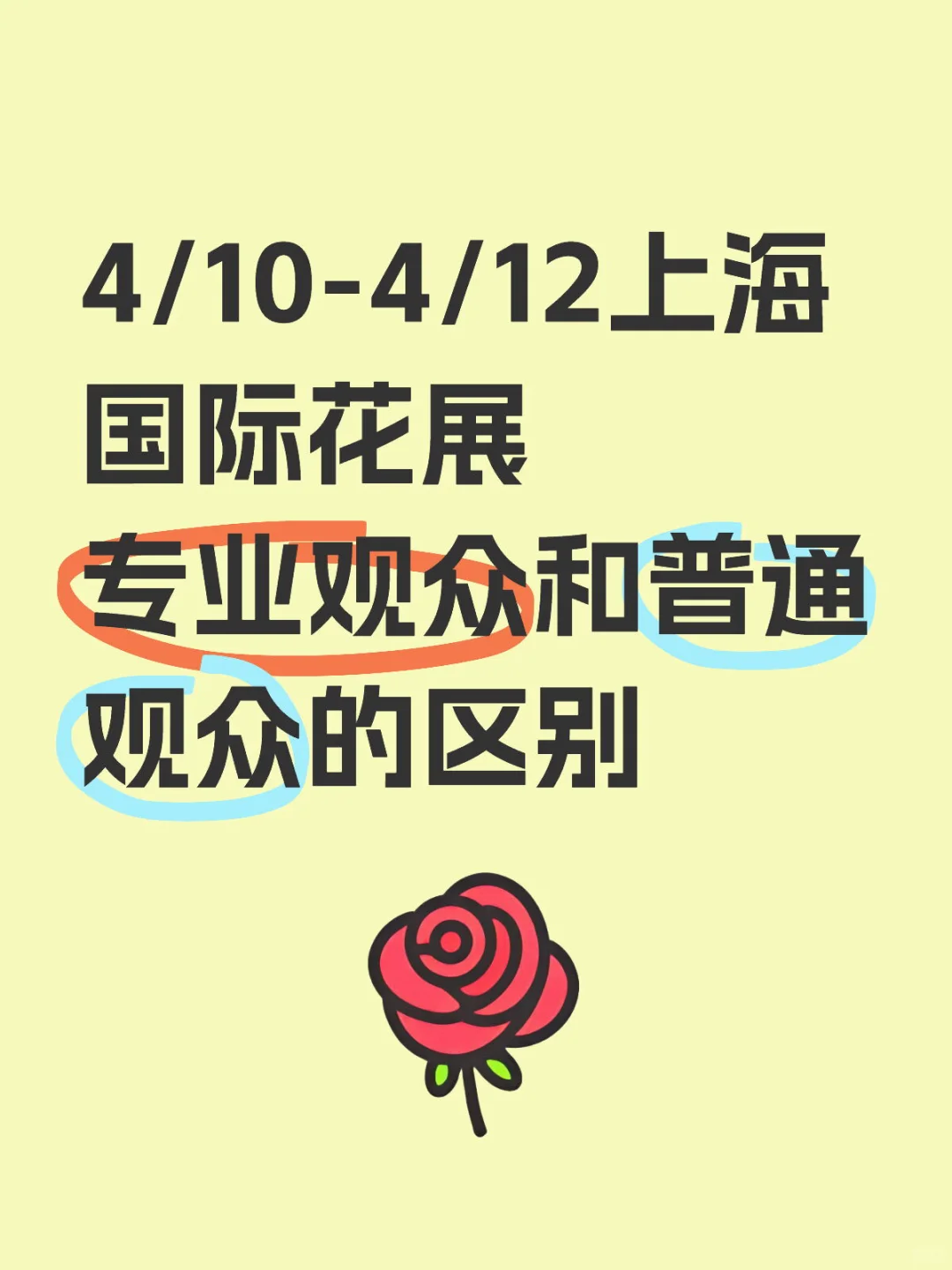 上海国际花展 专业观众和普通观众❓