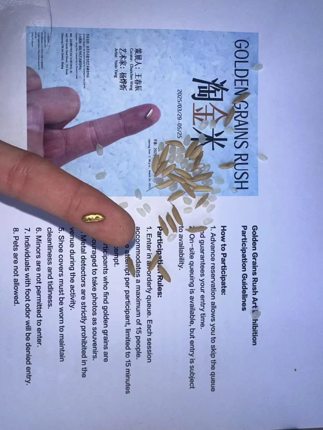 吓人！有人淘到了7颗金米≈2400RMB