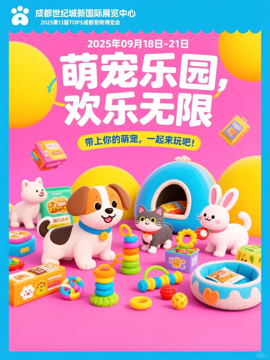 ? 萌宠狂欢节来啦！2025成都宠物博览会等你