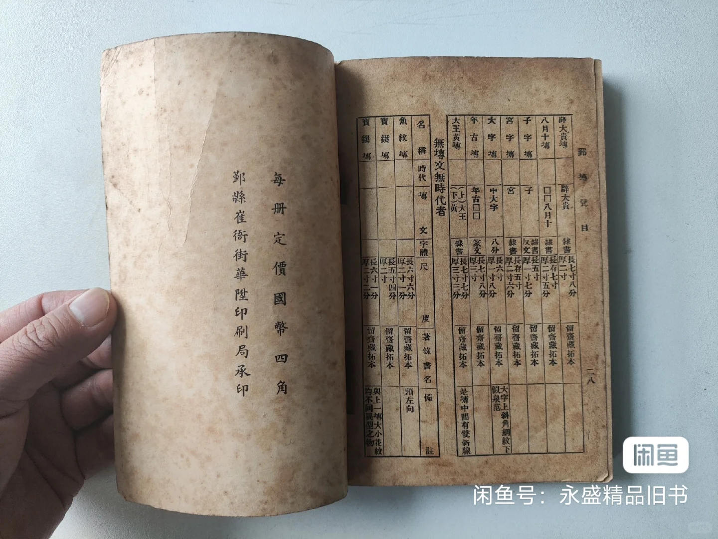 民国二十五年初版 鄞县文献展览会出品目录