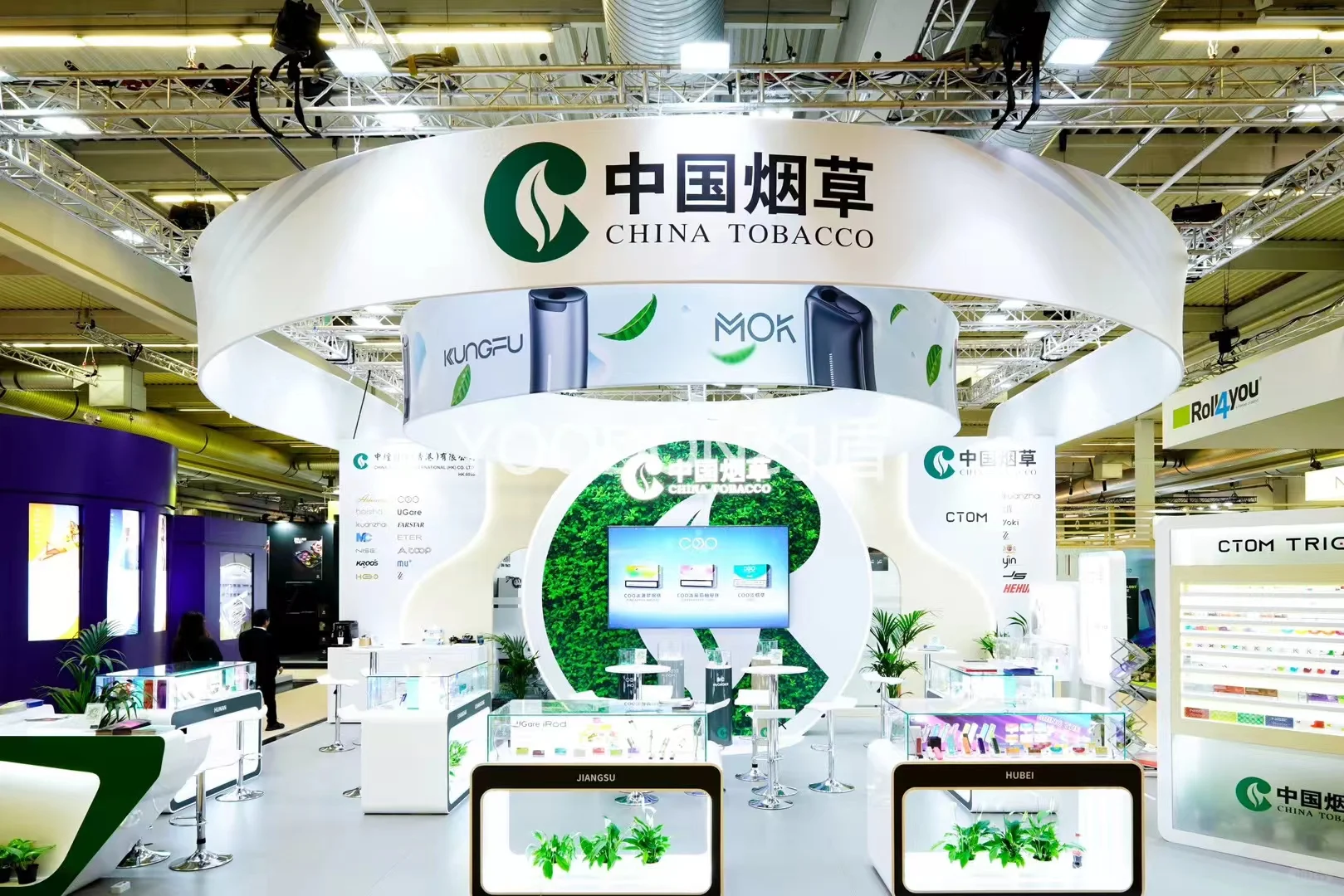 德国烟草展台搭建:中国烟草NO.1?